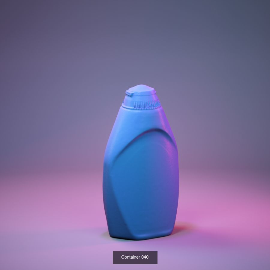 50 Plastic and Glass Containers 3D Model Collection_26