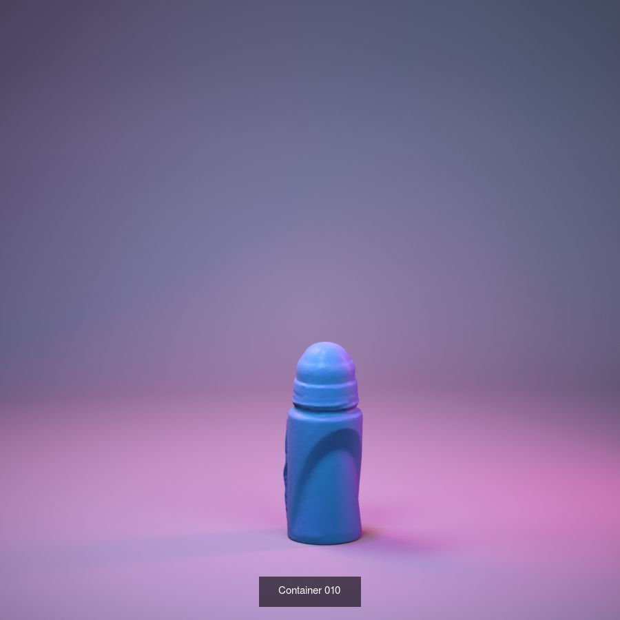 50 Plastic and Glass Containers 3D Model Collection_86