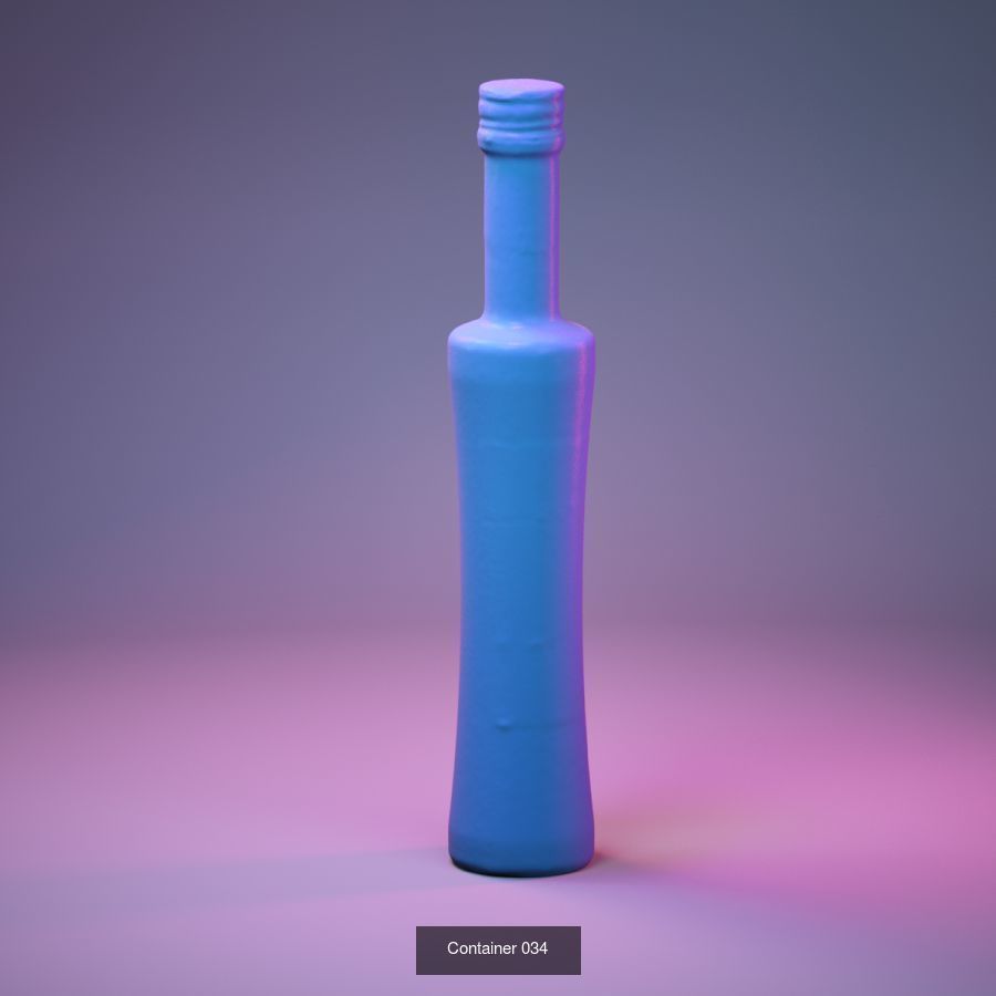 50 Plastic and Glass Containers 3D Model Collection_38