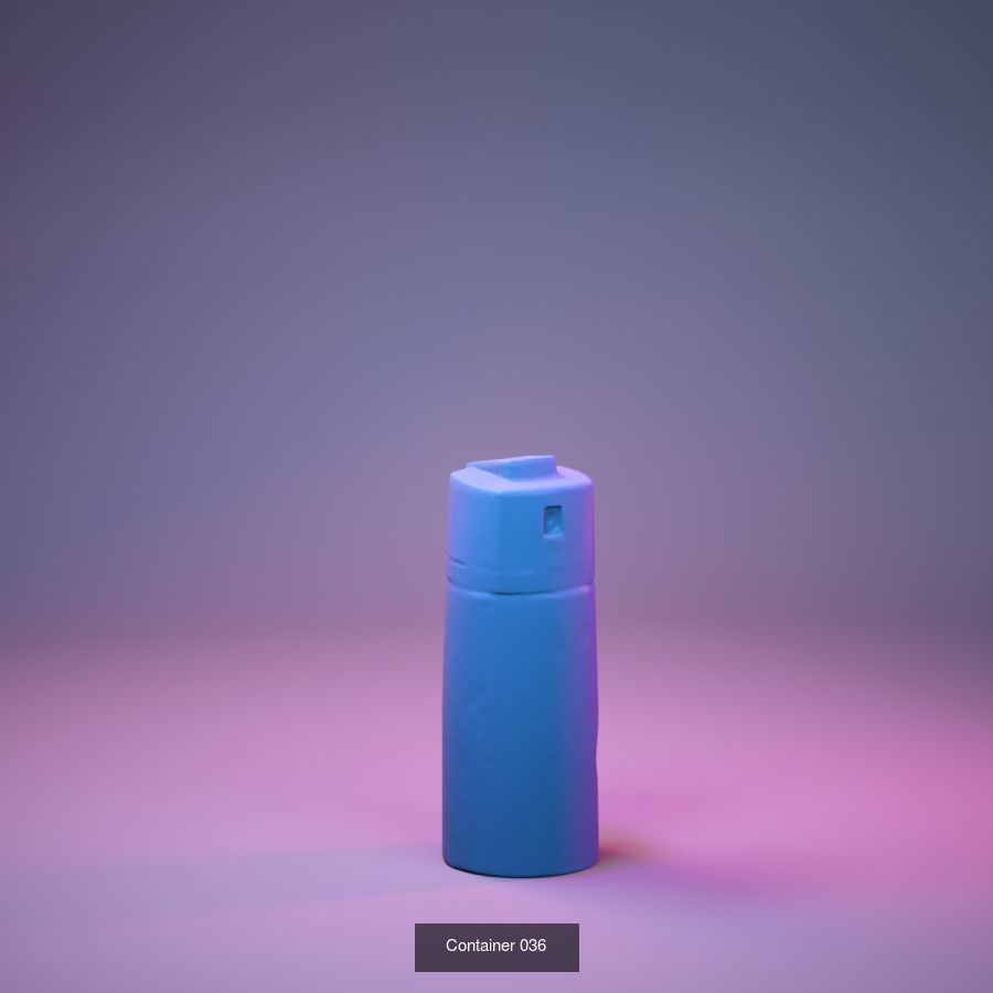 50 Plastic and Glass Containers 3D Model Collection_34