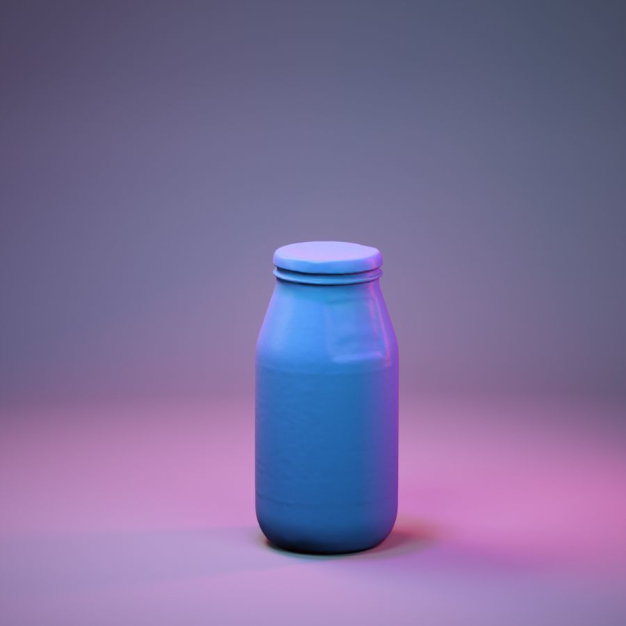 50 Plastic and Glass Containers 3D Model Collection_19