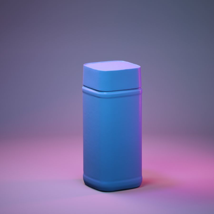 50 Plastic and Glass Containers 3D Model Collection_91