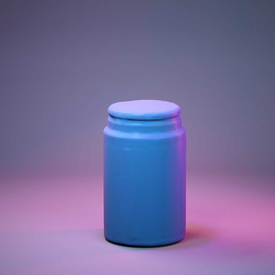 50 Plastic and Glass Containers 3D Model Collection_89
