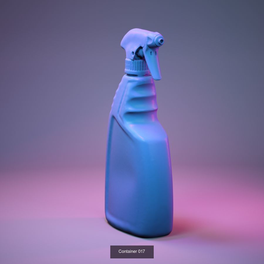 50 Plastic and Glass Containers 3D Model Collection_72