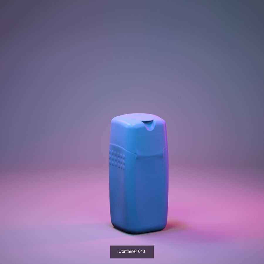 50 Plastic and Glass Containers 3D Model Collection_80