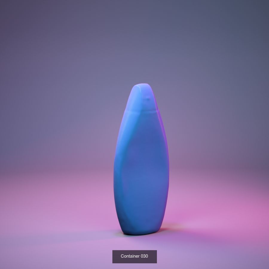 50 Plastic and Glass Containers 3D Model Collection_46