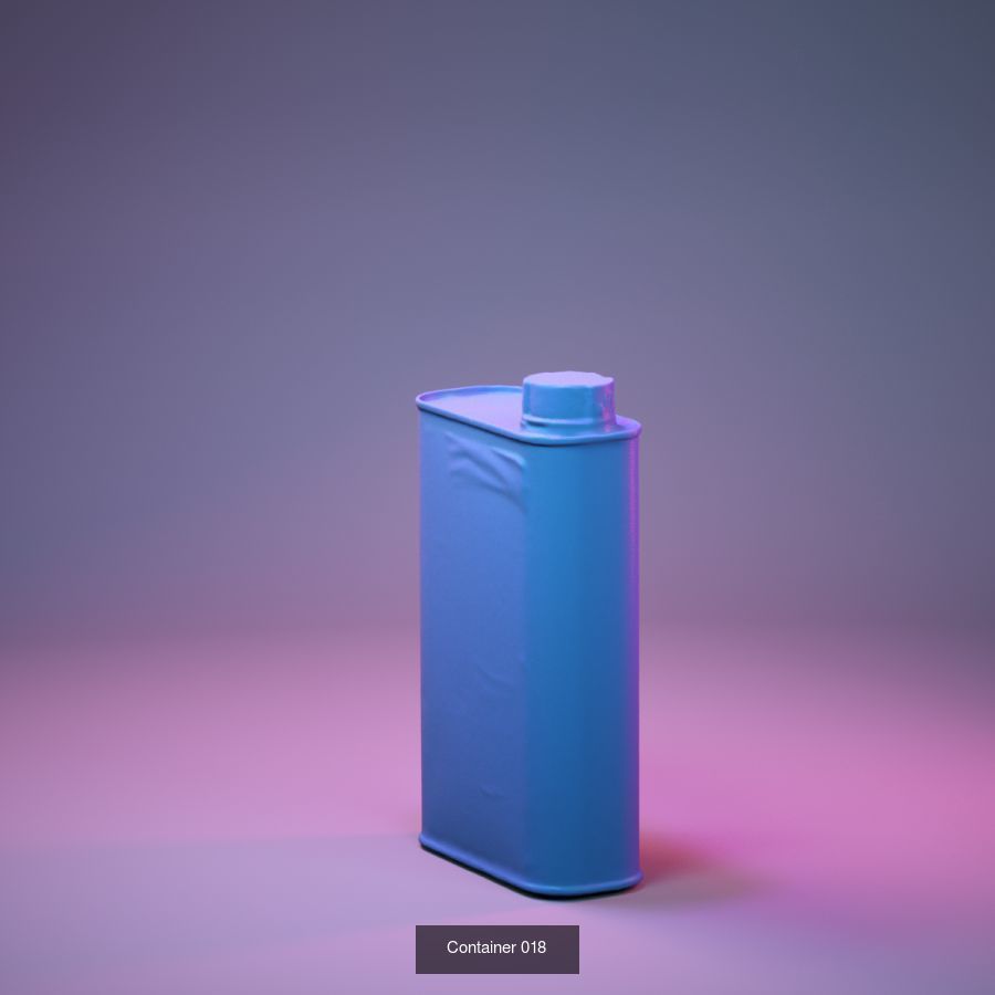 50 Plastic and Glass Containers 3D Model Collection_70