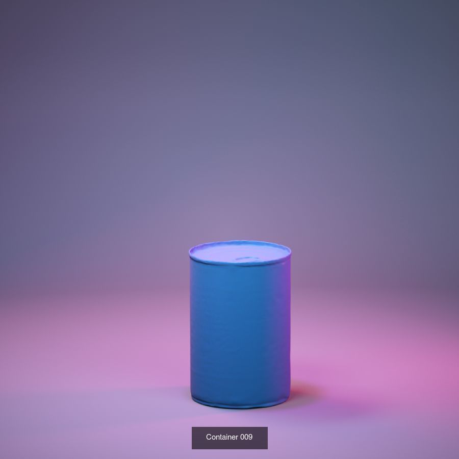 50 Plastic and Glass Containers 3D Model Collection_88