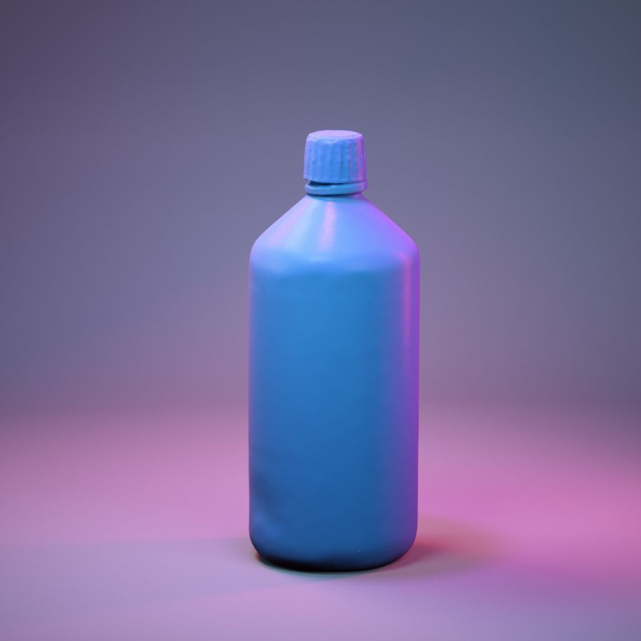 50 Plastic and Glass Containers 3D Model Collection_23