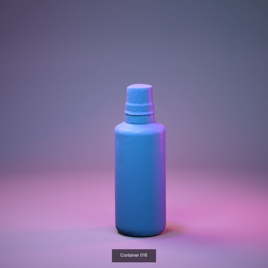 50 Plastic and Glass Containers 3D Model Collection_74