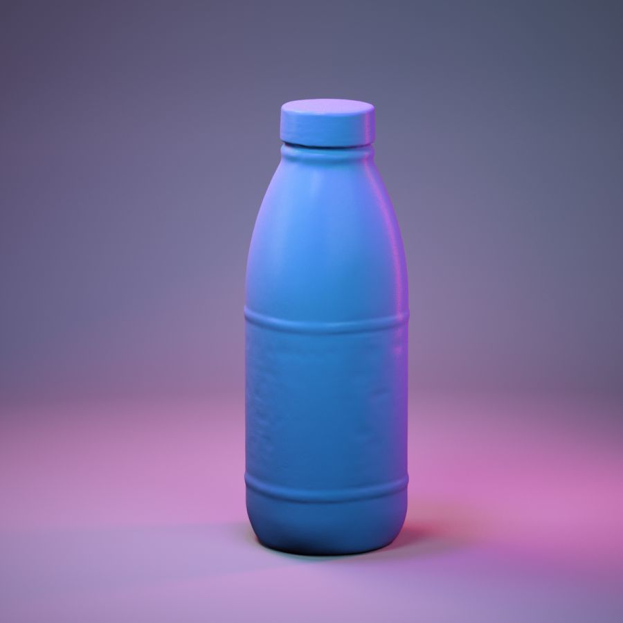 50 Plastic and Glass Containers 3D Model Collection_55