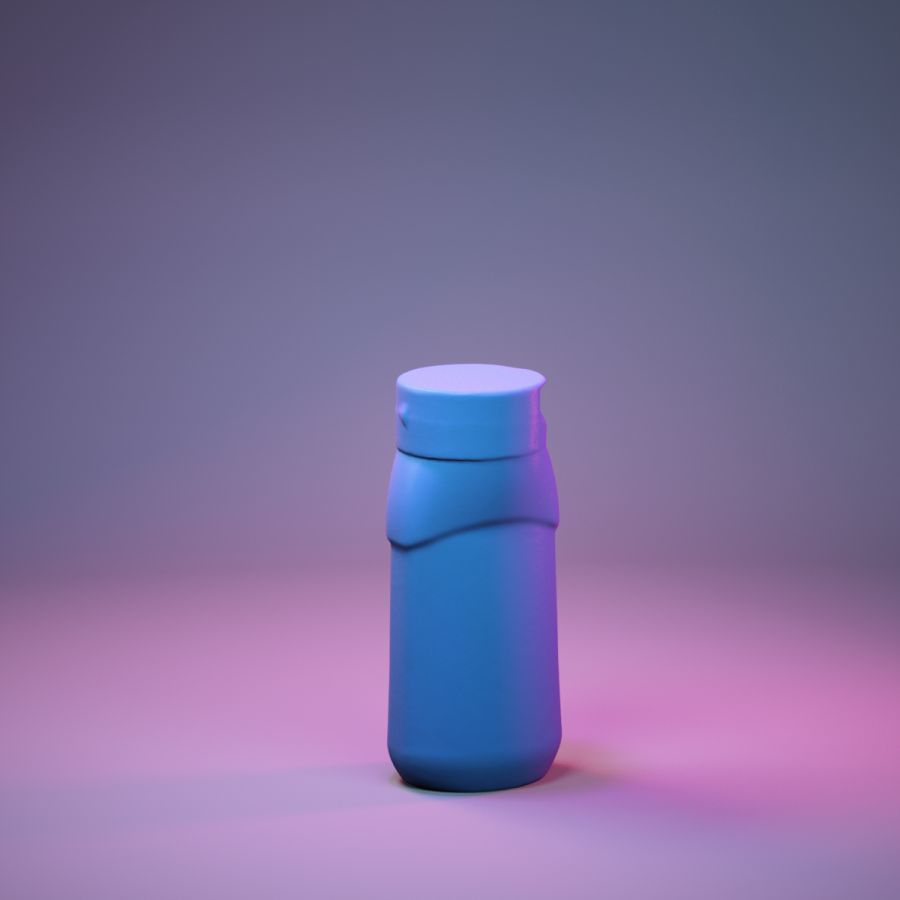 50 Plastic and Glass Containers 3D Model Collection_57