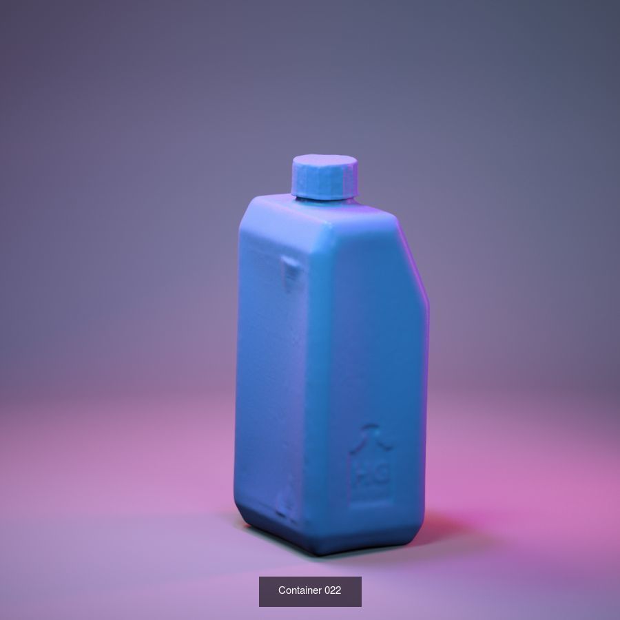 50 Plastic and Glass Containers 3D Model Collection_62