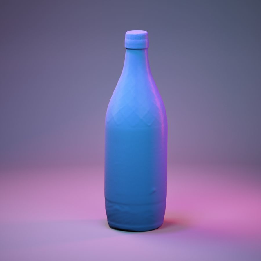 50 Plastic and Glass Containers 3D Model Collection_97