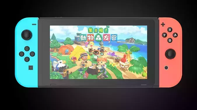 Ultra-precision Nintendo Switch C4D modeling rendering