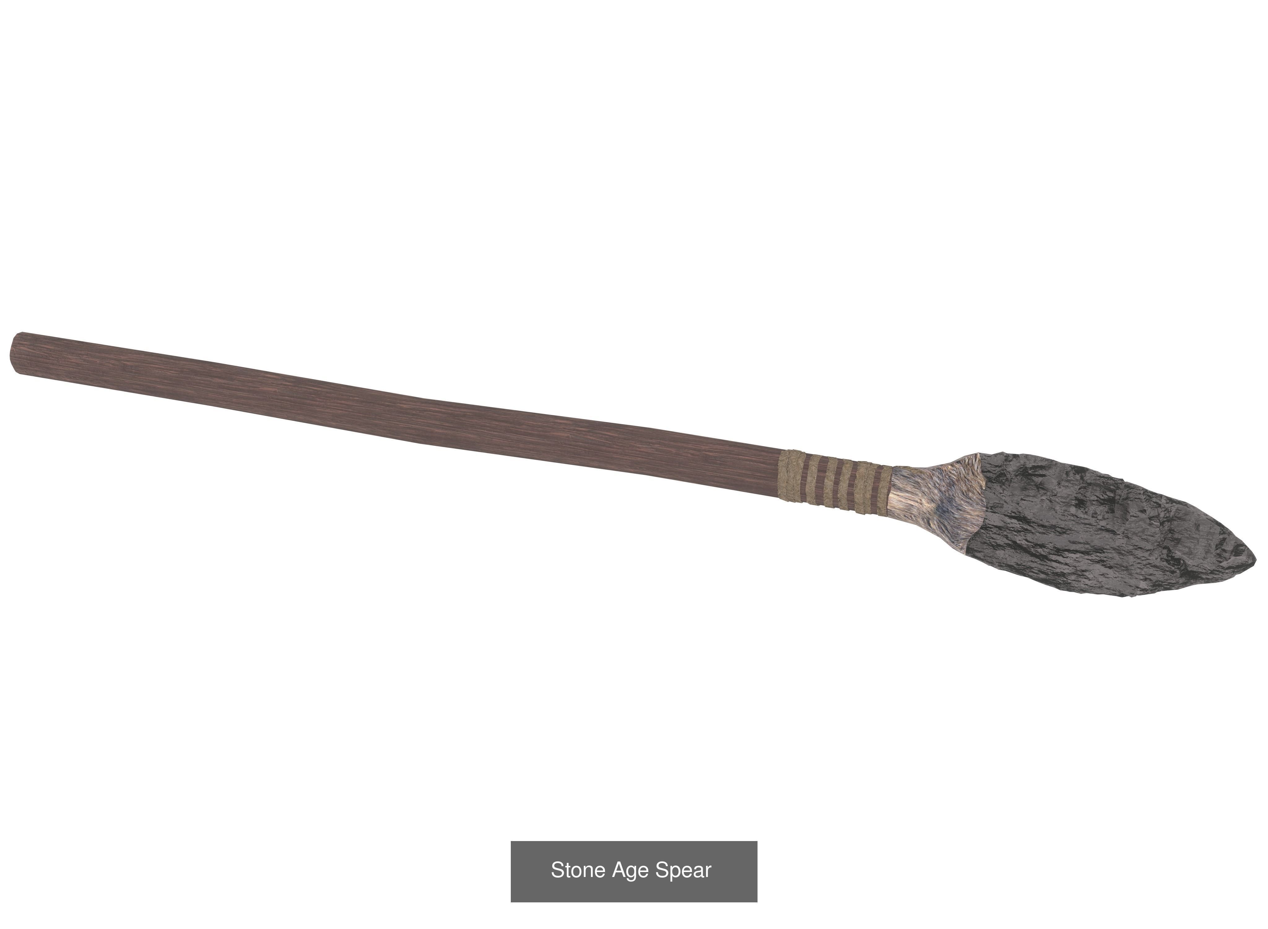 Prehistoric Weapons 3D Model Collection_10