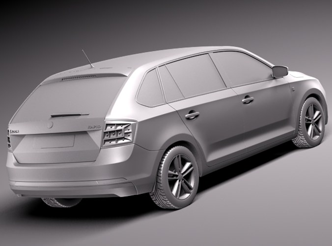 Skoda 3d model free
