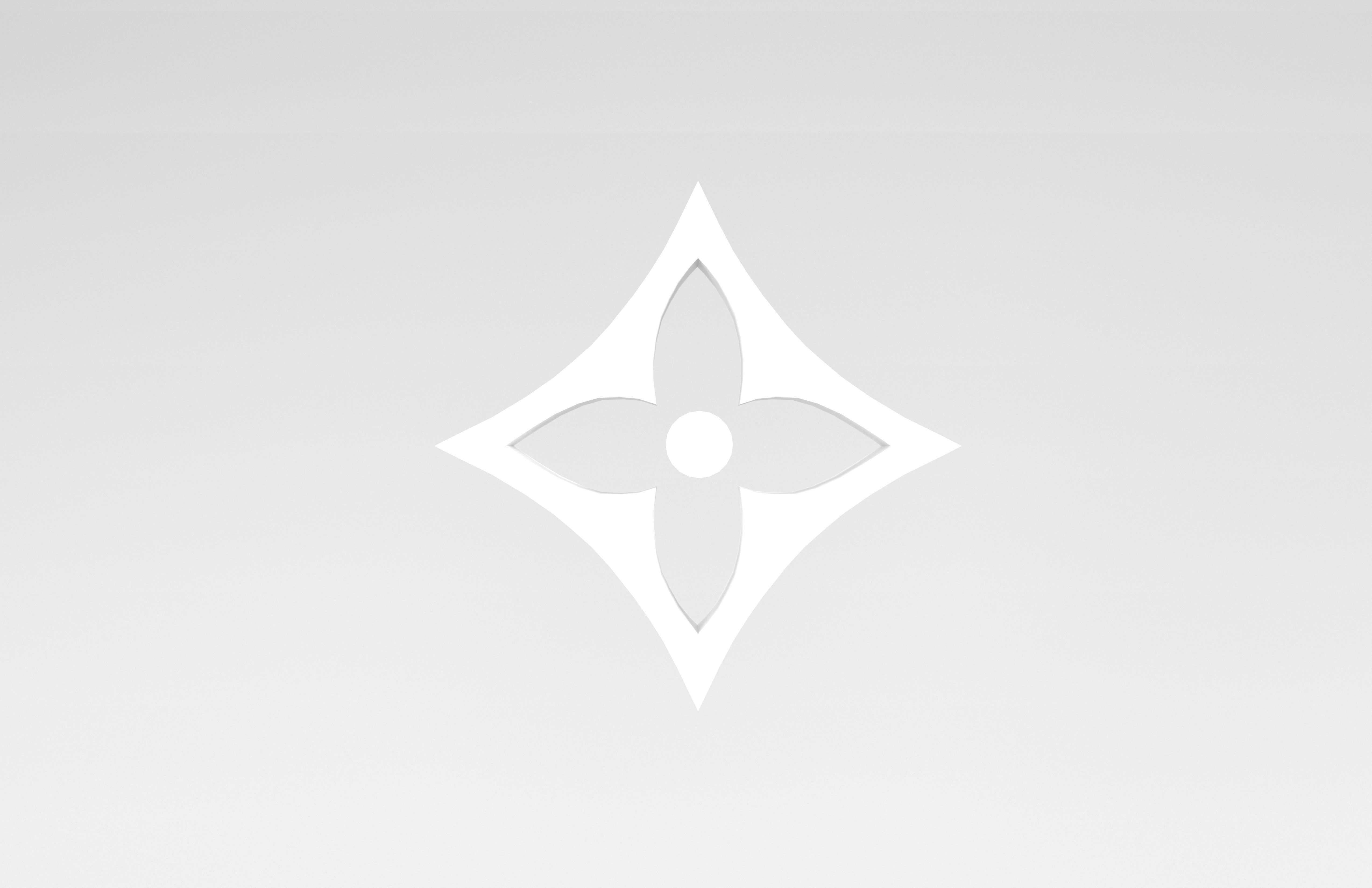 Louis Vuitton Pattern v1 004 Free low-poly 3D model_2