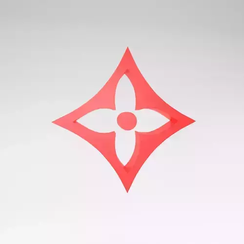 Louis Vuitton Pattern v1 005 Free low-poly 3D model