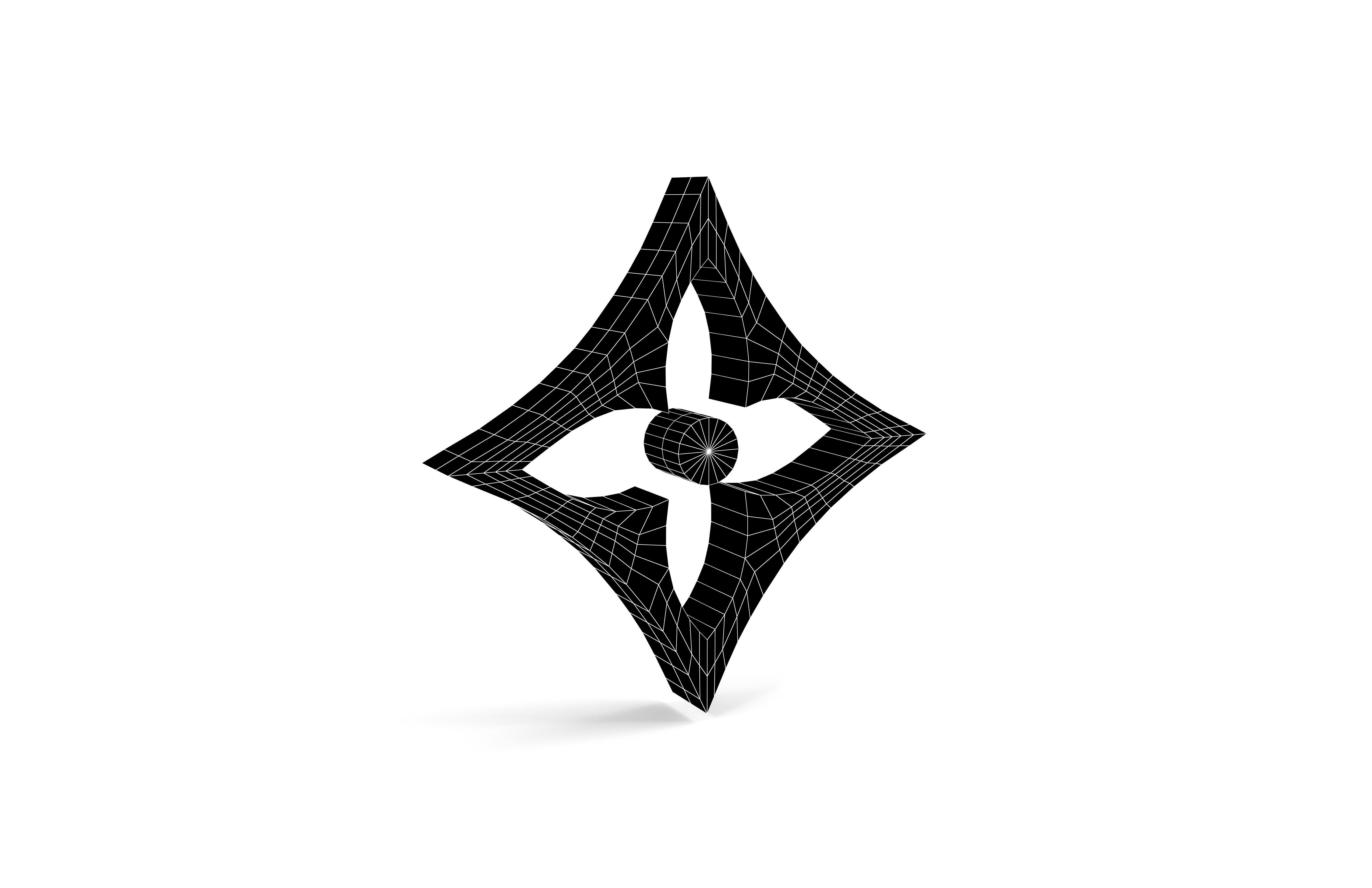 Louis Vuitton Pattern v1 005 Free low-poly 3D model_8