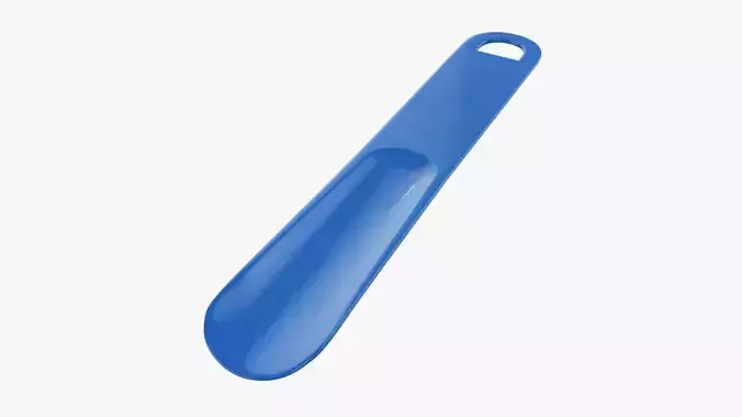 Shoehorn small plastic type 3 blue