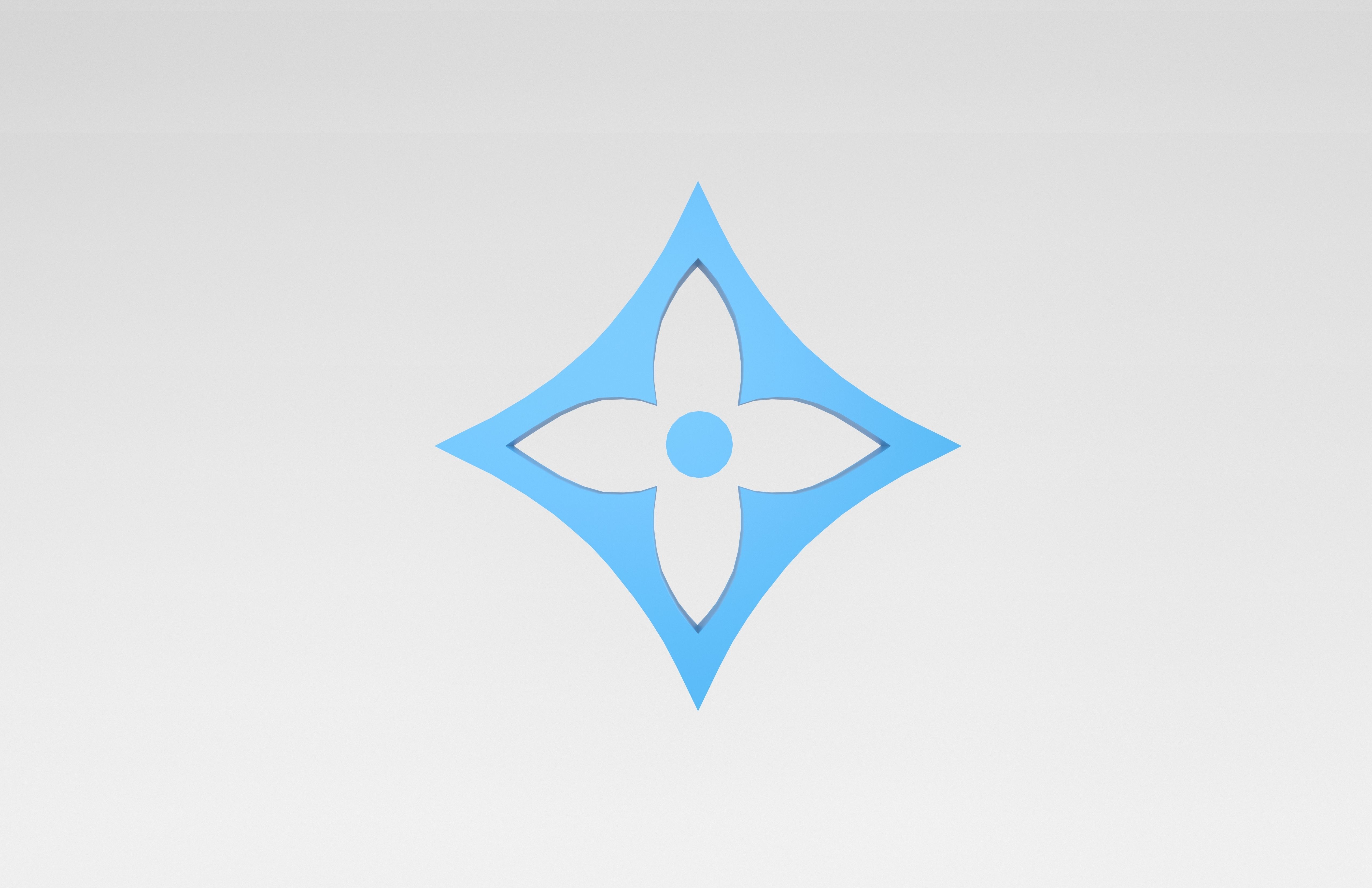 Louis Vuitton Pattern v1 006 Free low-poly 3D model_2