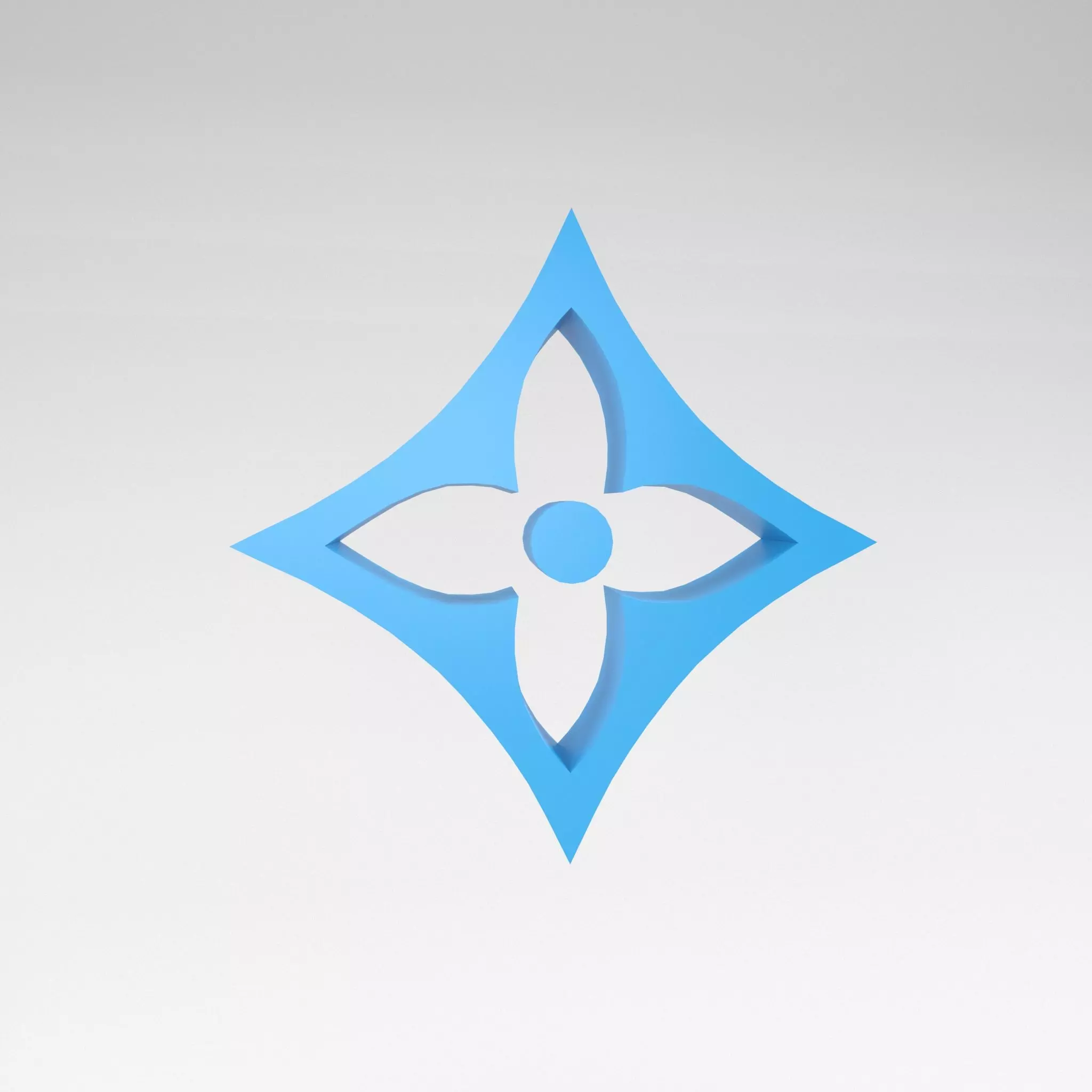 Louis Vuitton Pattern v1 006 Free low-poly 3D model_0