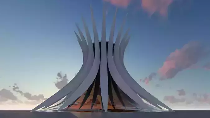 Cathedral Of Brasilia Free 3D model