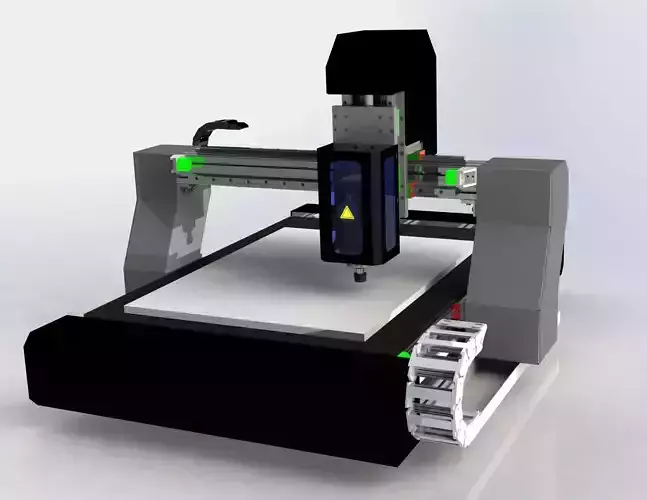 CNC ROUTER MACHINE DESIGN  3D model