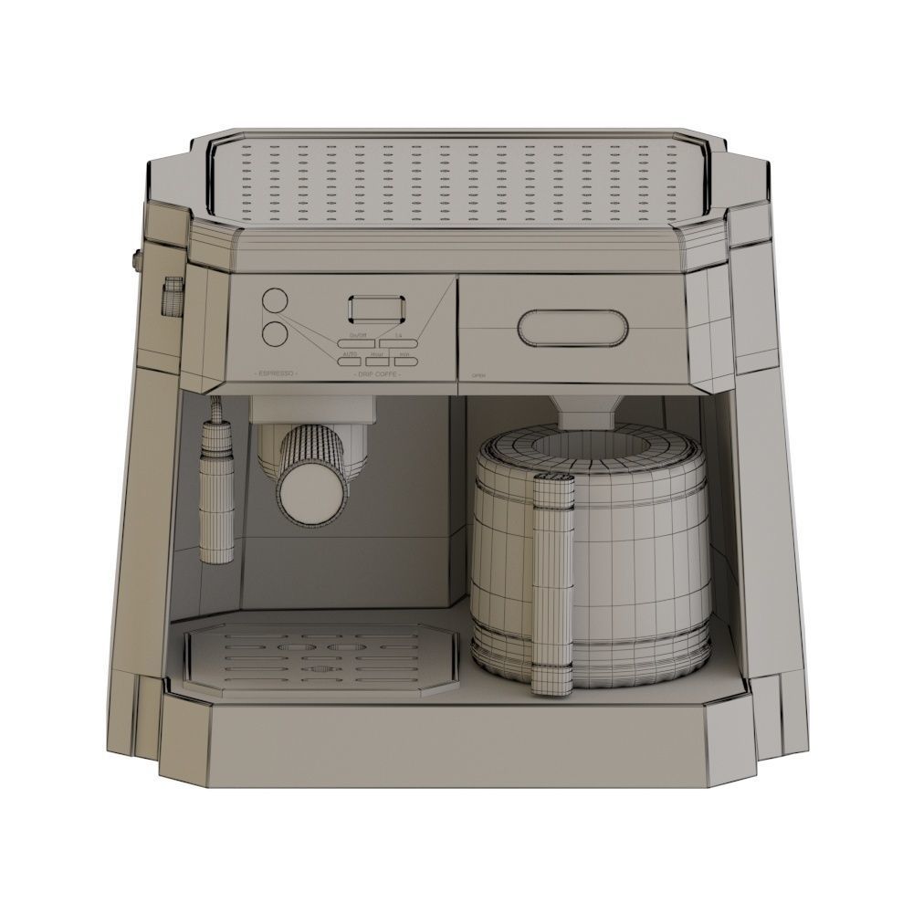 Cafemachine delonghi coffee machine 3D model_3