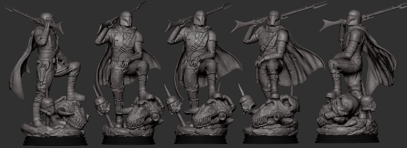 The Mandalorian classic armor Din Djarin 3d printing star wars 3D print model_4