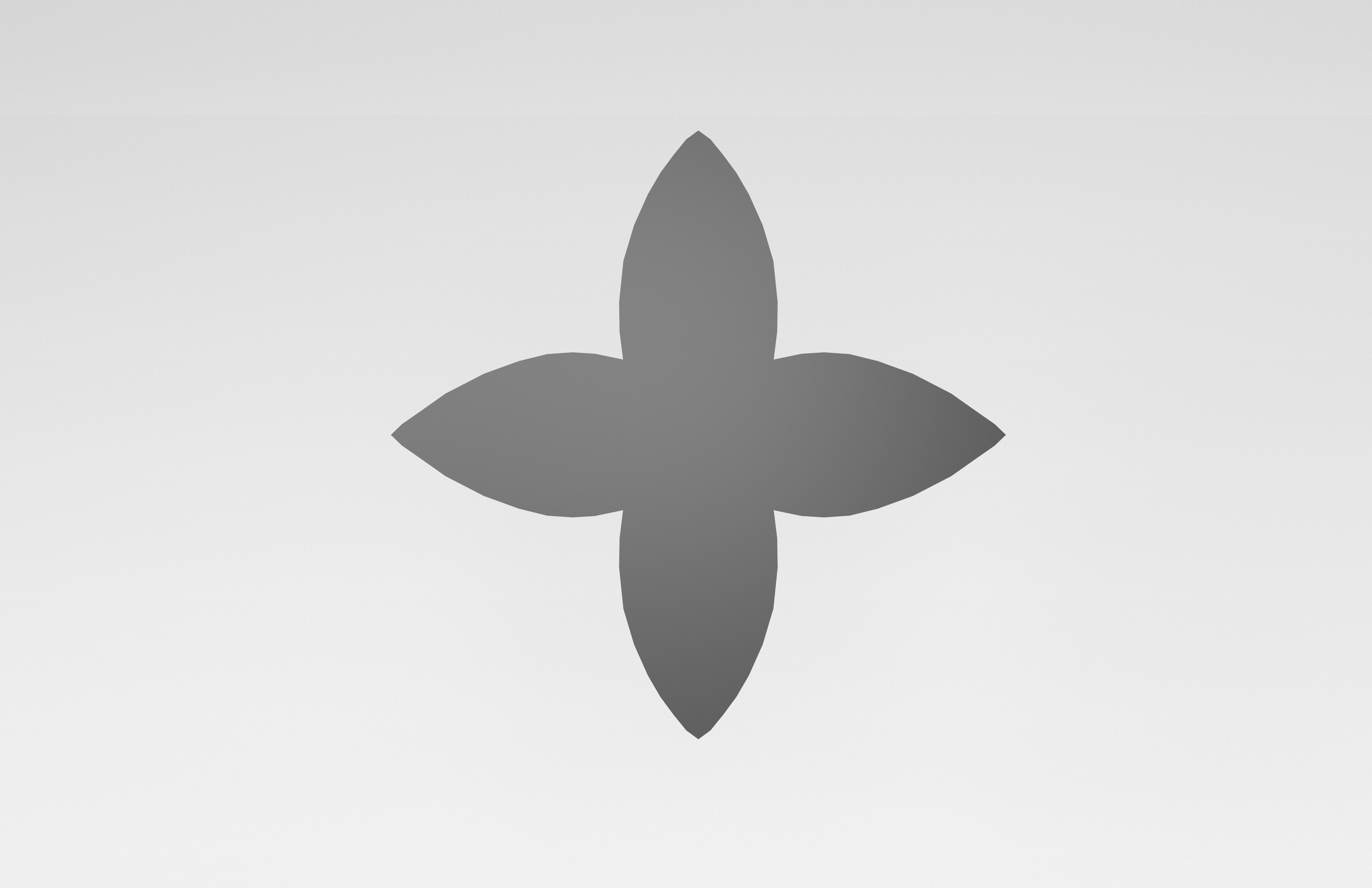 Louis Vuitton Pattern v3 003 Free low-poly 3D model_3