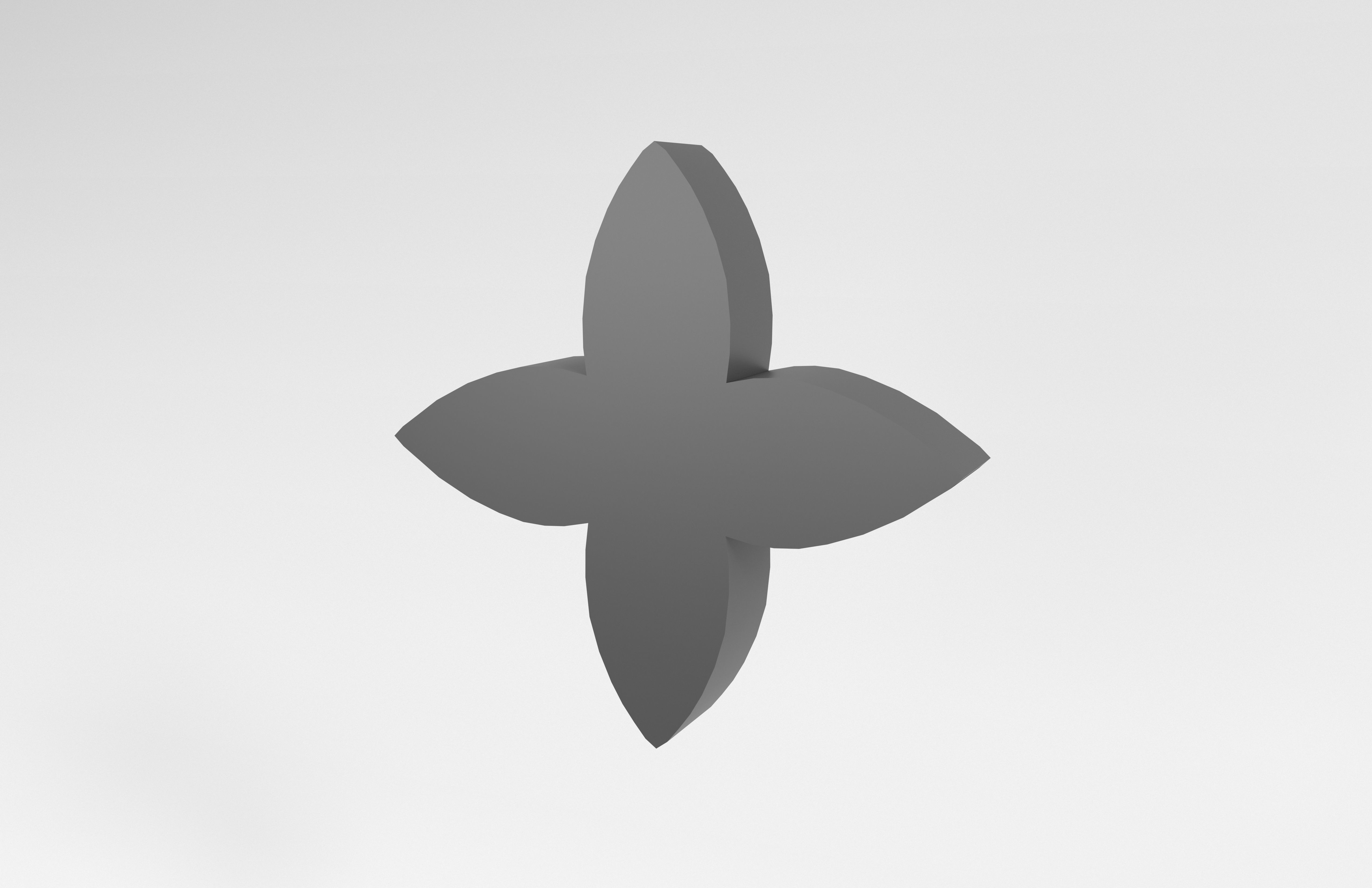 Louis Vuitton Pattern v3 003 Free low-poly 3D model_4