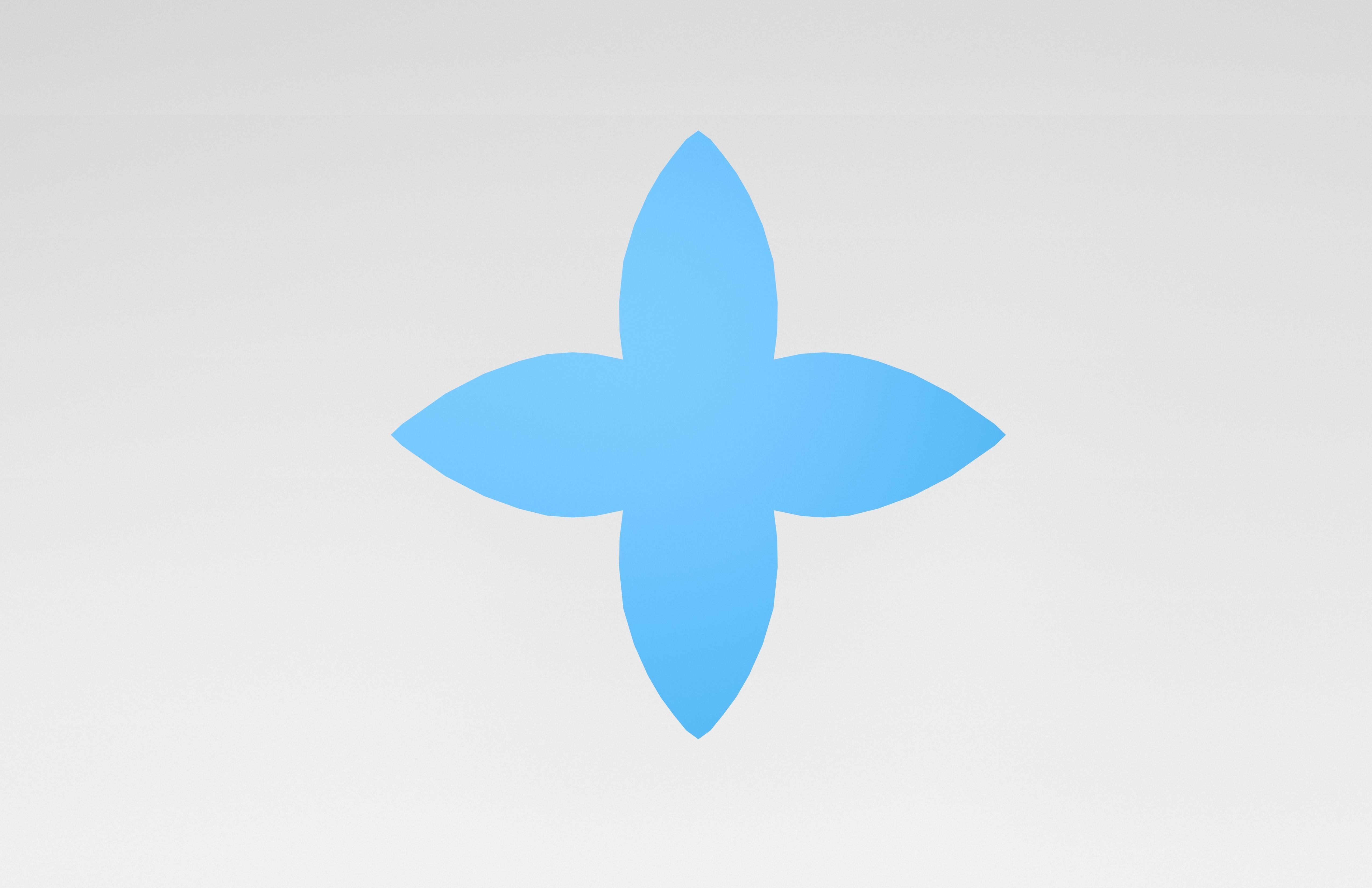 Louis Vuitton Pattern v3 006 Free low-poly 3D model_3