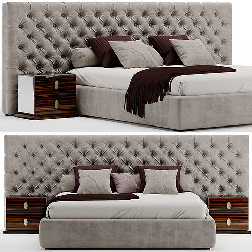 Bed Opera Didone Angelo Cappellini 3D model