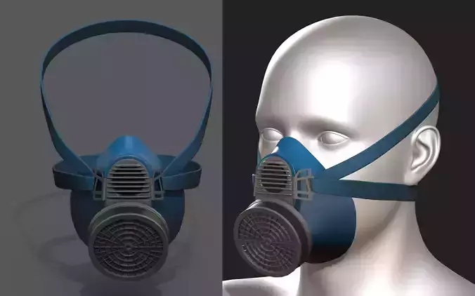 Gas mask protection futuristic technology fantasy 