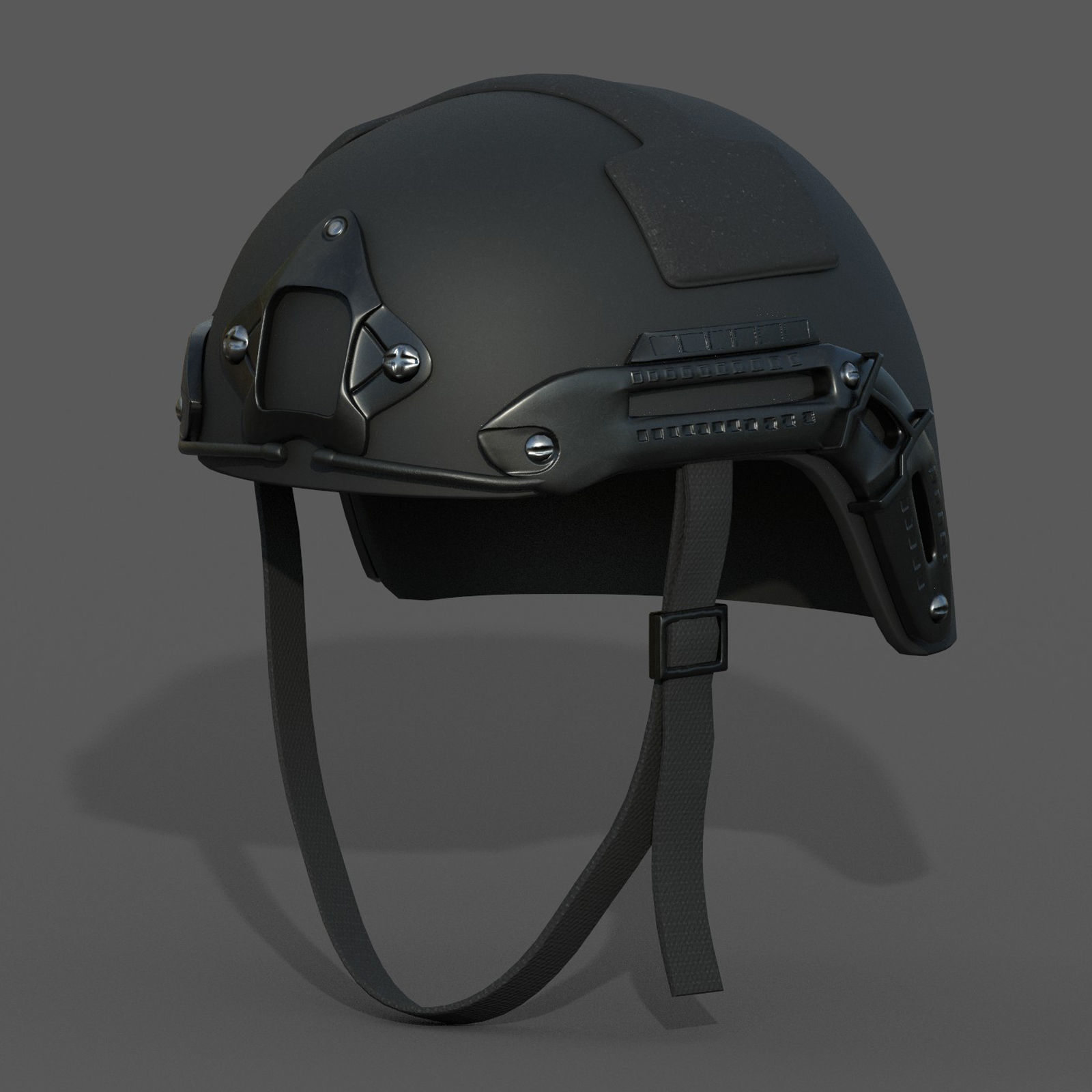 Helmet military combat 3d model  Low-poly 3D model_4