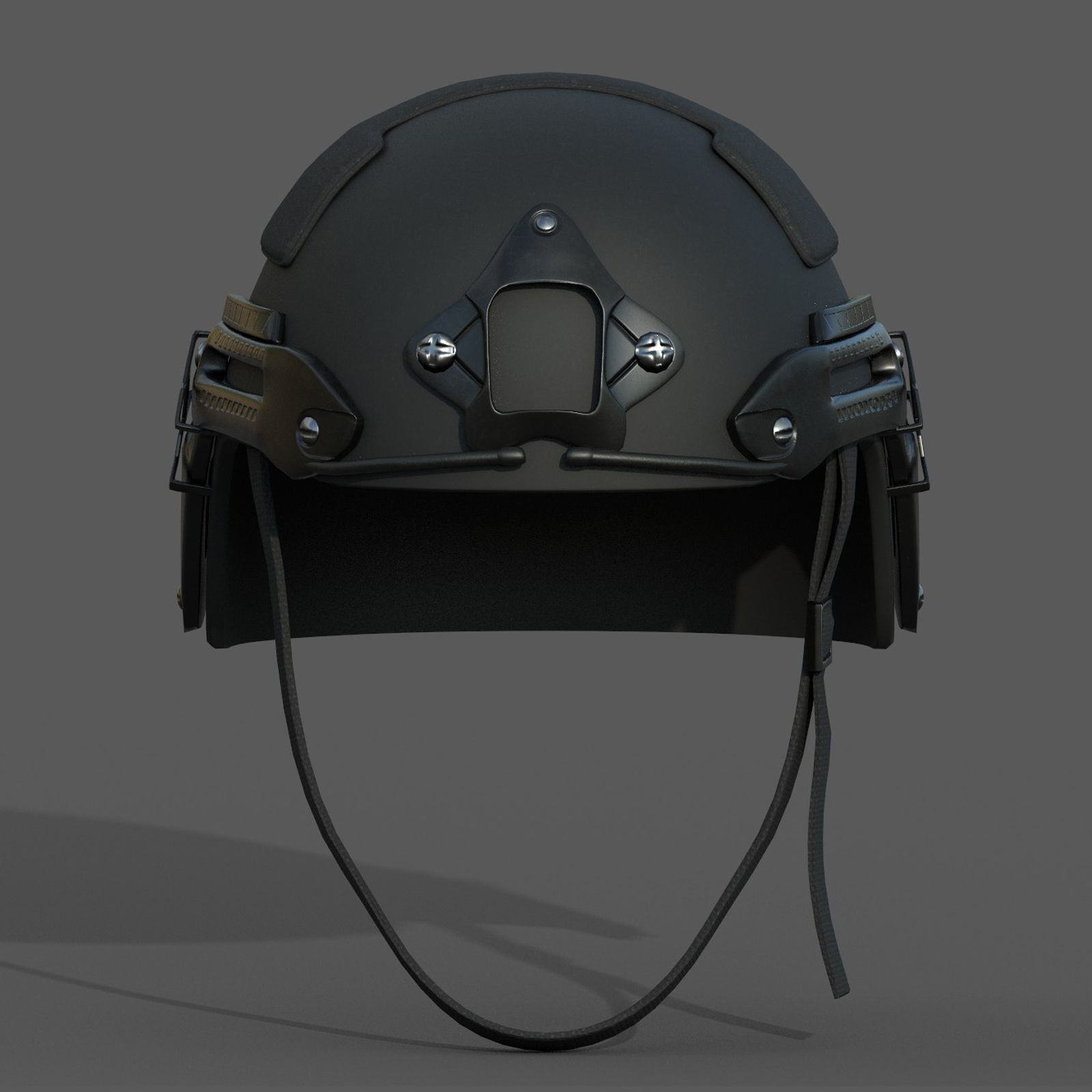 Helmet military combat 3d model  Low-poly 3D model_5