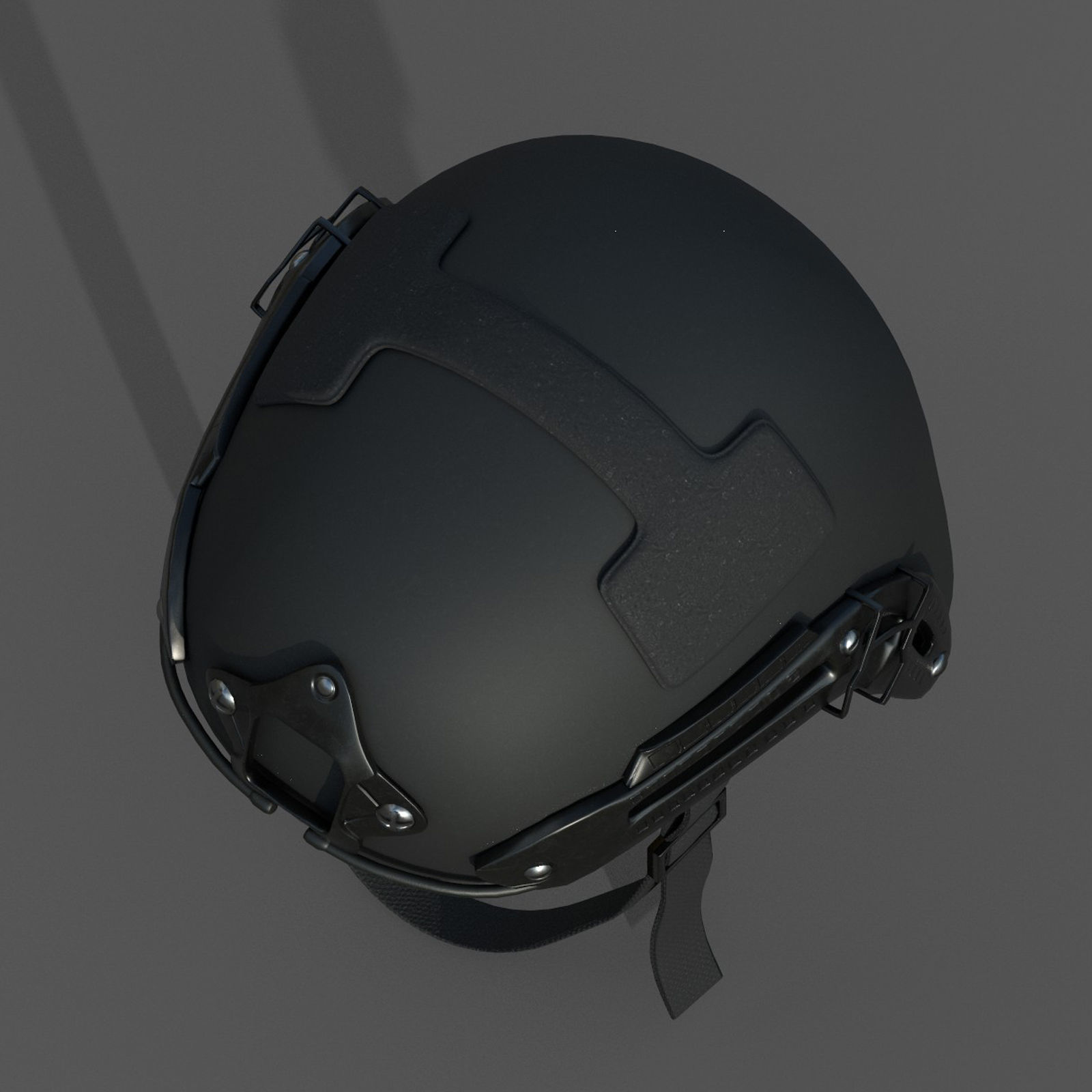 Helmet military combat 3d model  Low-poly 3D model_8