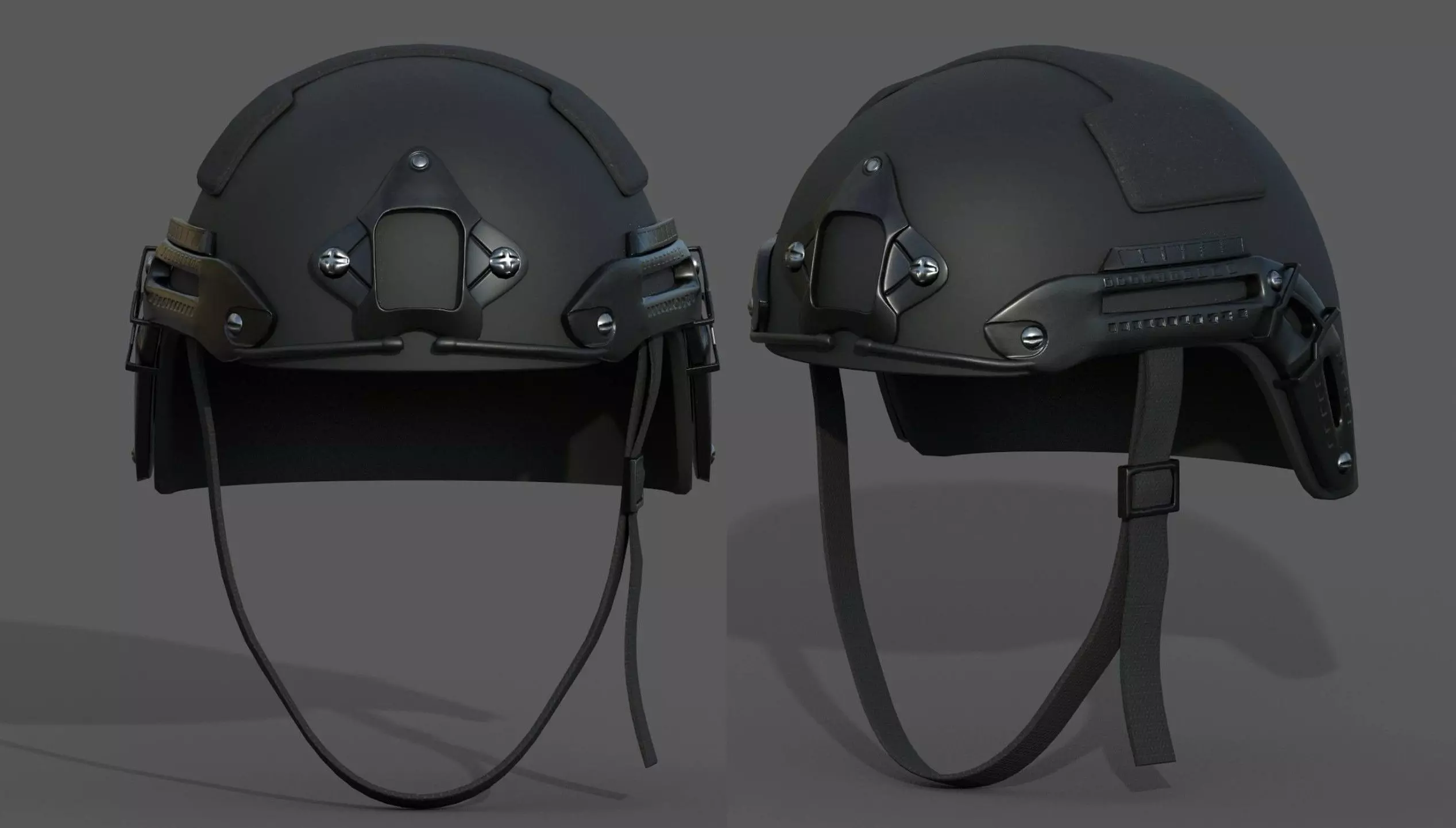 Helmet military combat 3d model  Low-poly 3D model_0