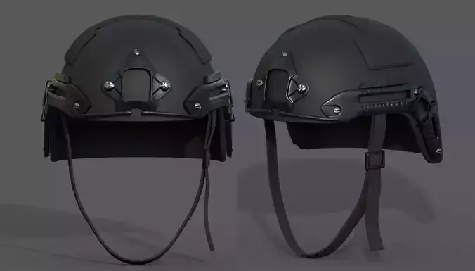 Helmet military combat 3d model 