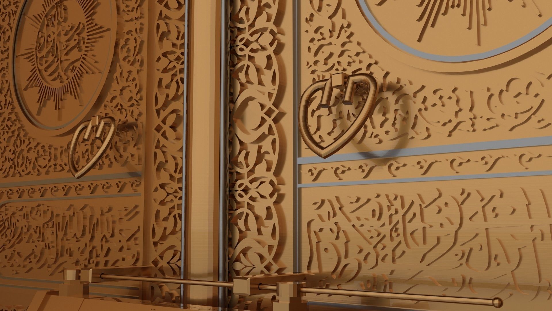 Muslims Kaaba Low-poly 3D model 3D model_13