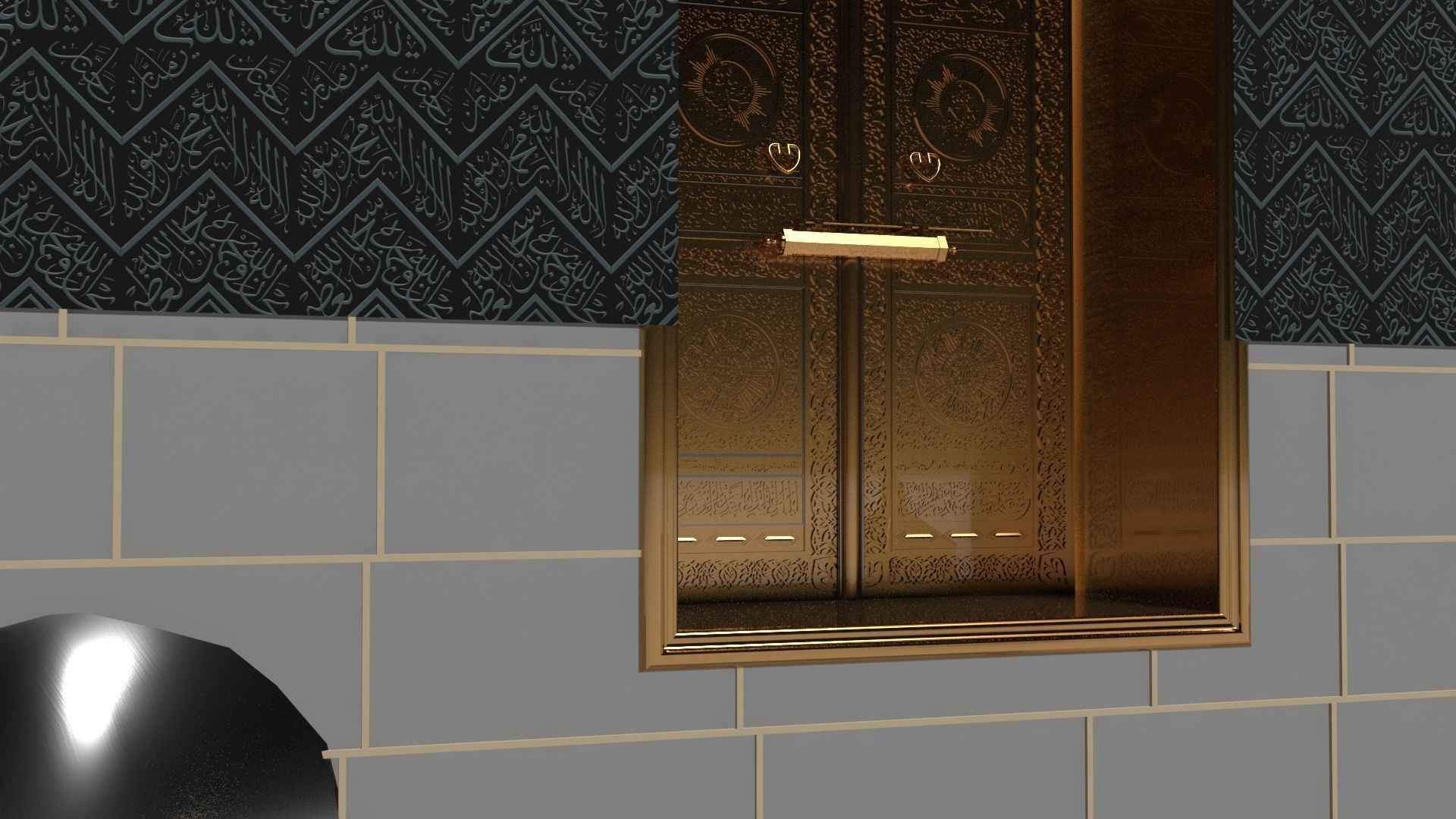 Muslims Kaaba Low-poly 3D model 3D model_16