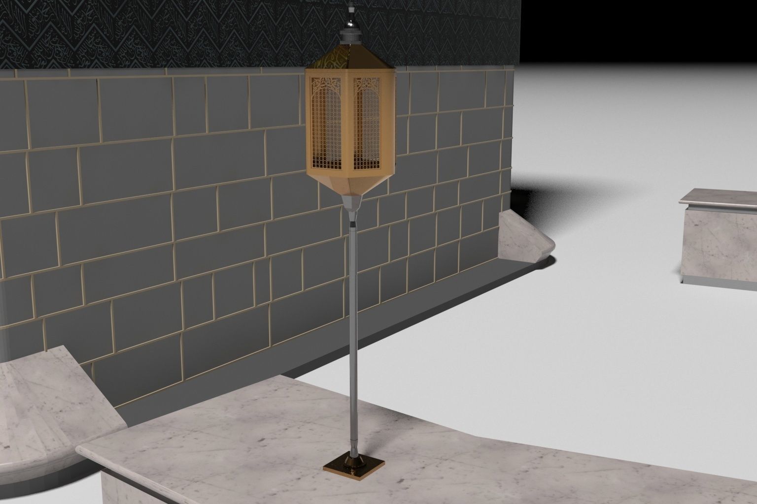 Muslims Kaaba Low-poly 3D model 3D model_19