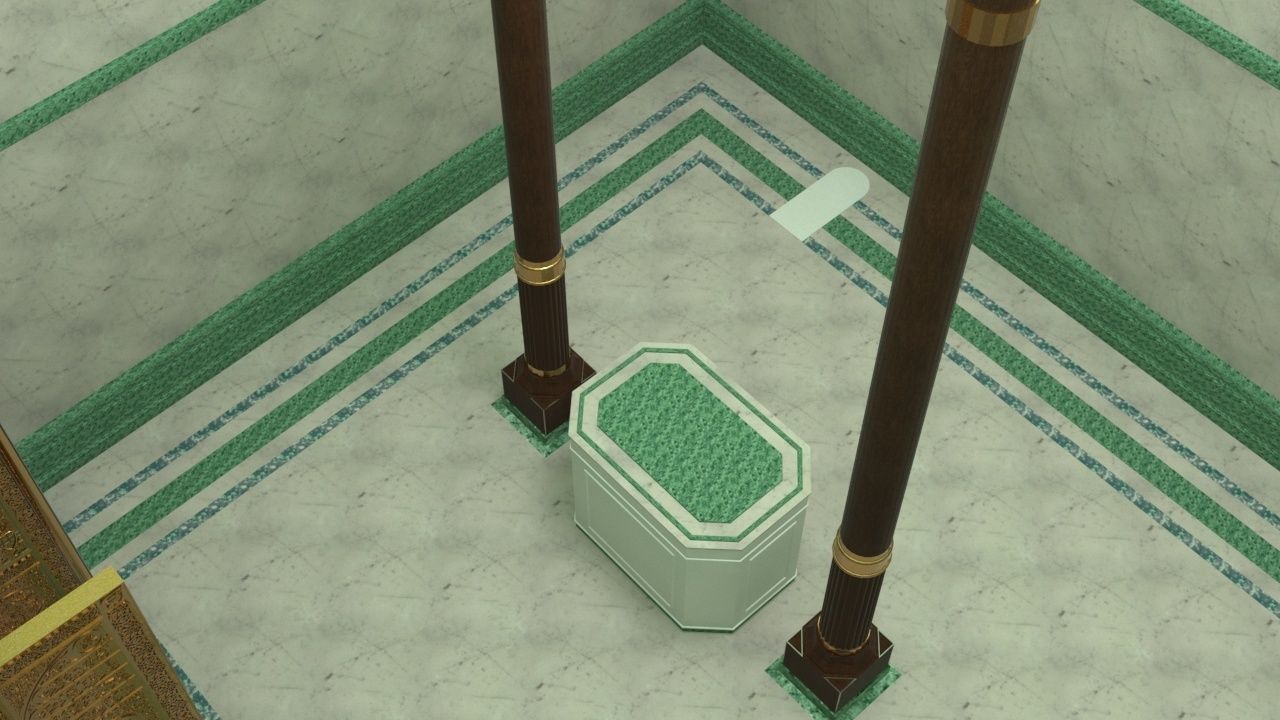 Muslims Kaaba Low-poly 3D model 3D model_22