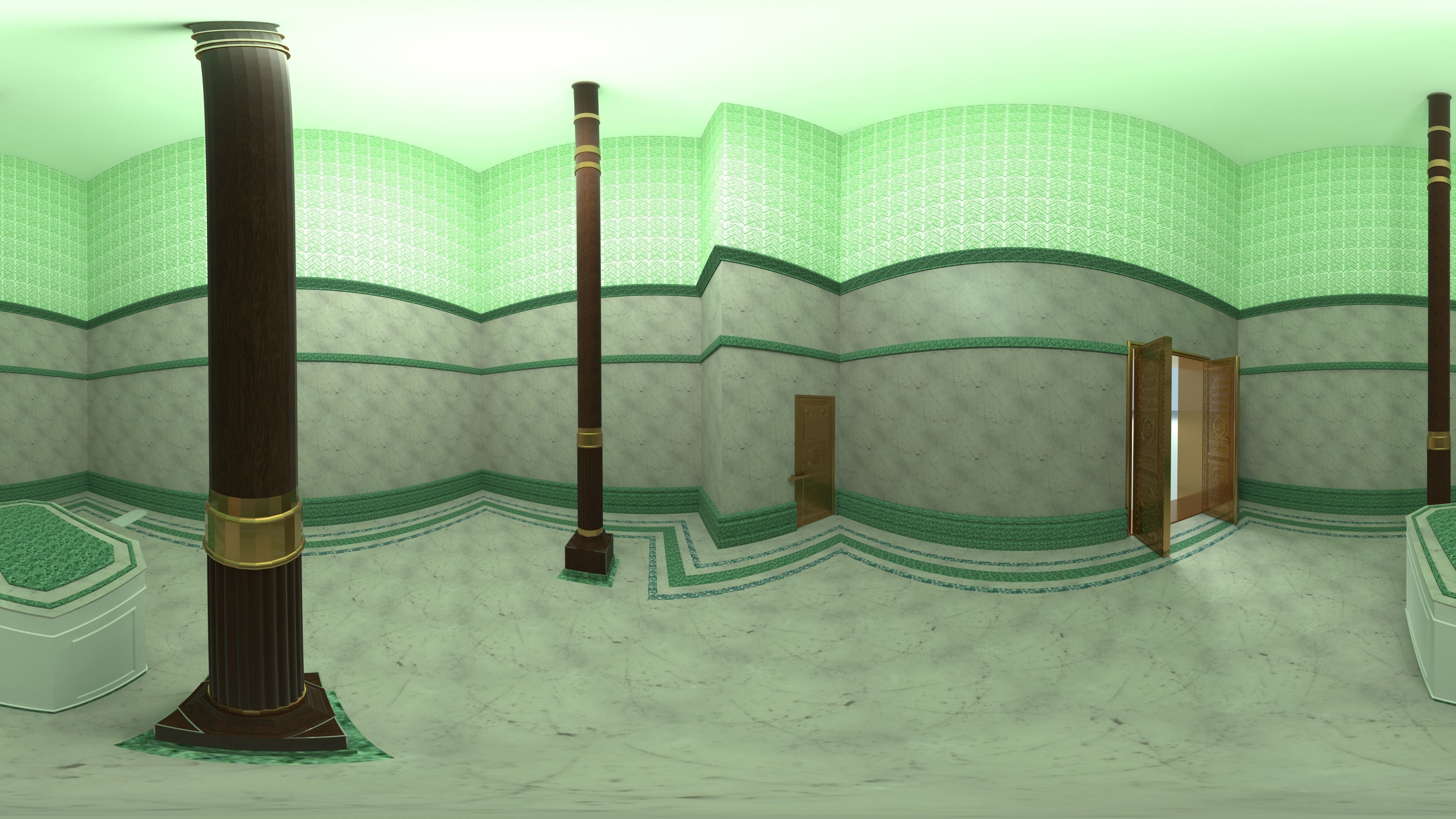 Muslims Kaaba Low-poly 3D model 3D model_26