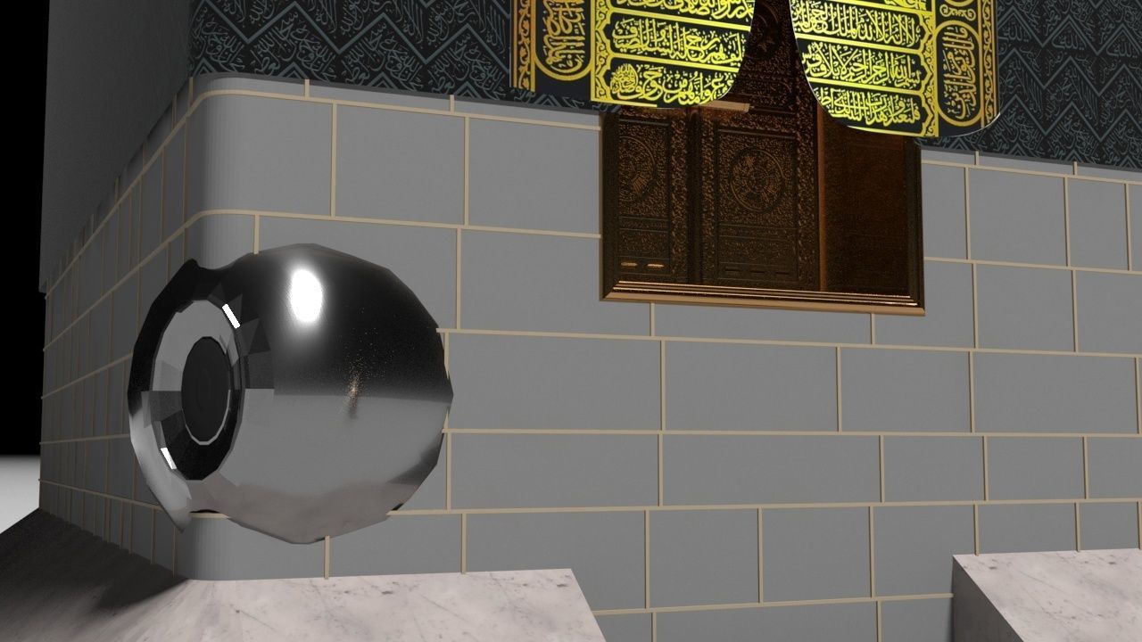 Muslims Kaaba Low-poly 3D model 3D model_8