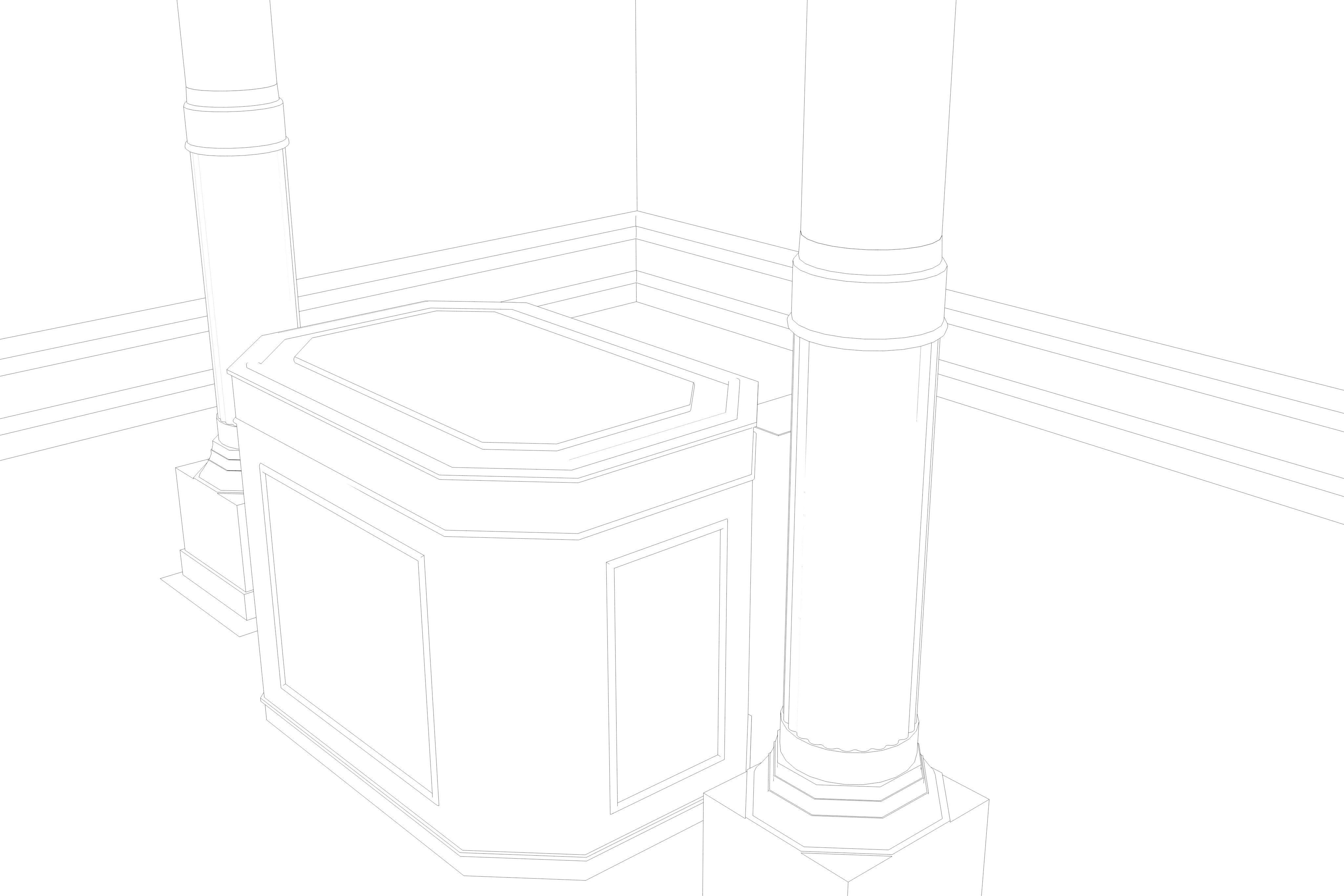 Muslims Kaaba Low-poly 3D model 3D model_31