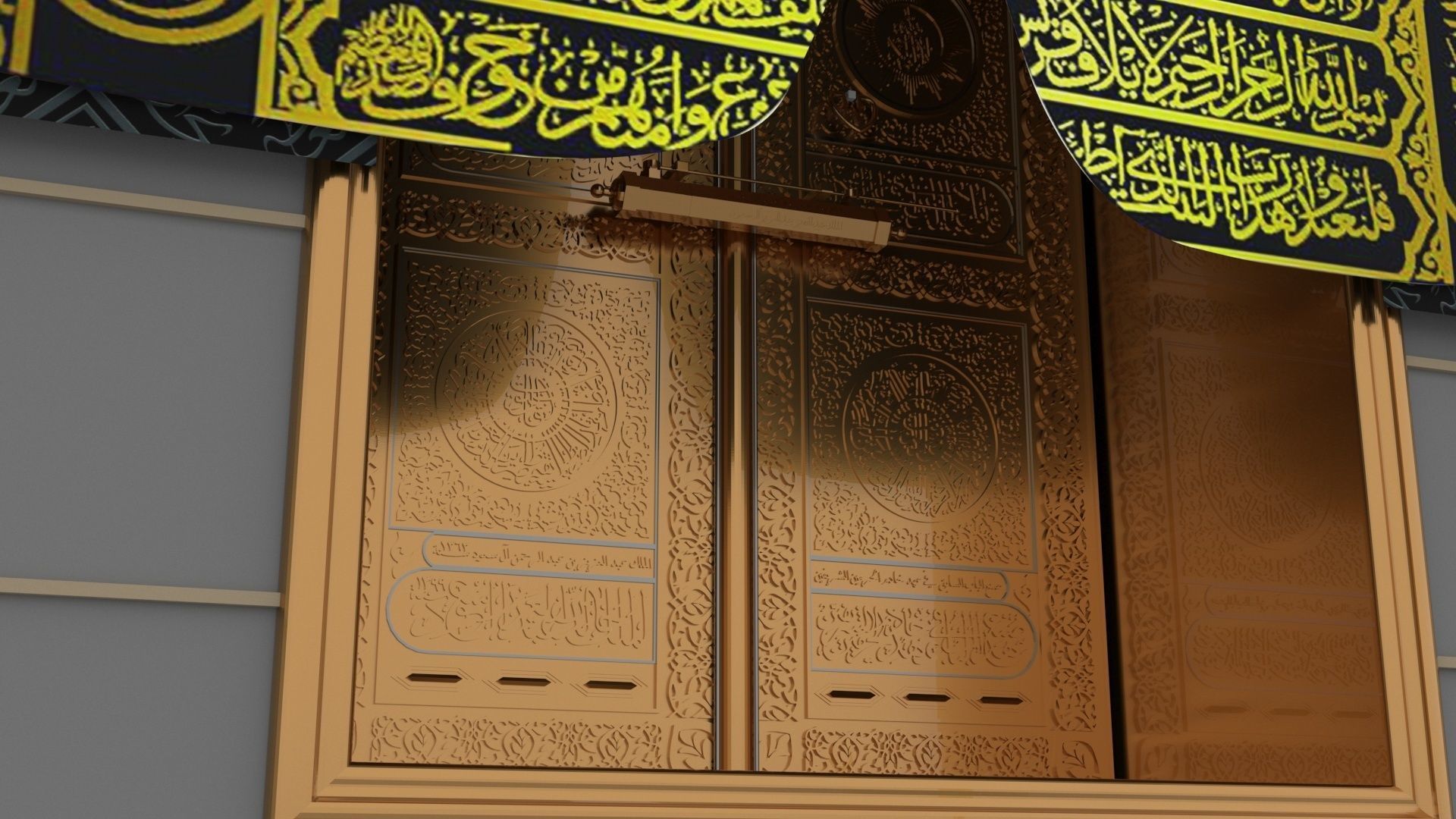 Muslims Kaaba Low-poly 3D model 3D model_14