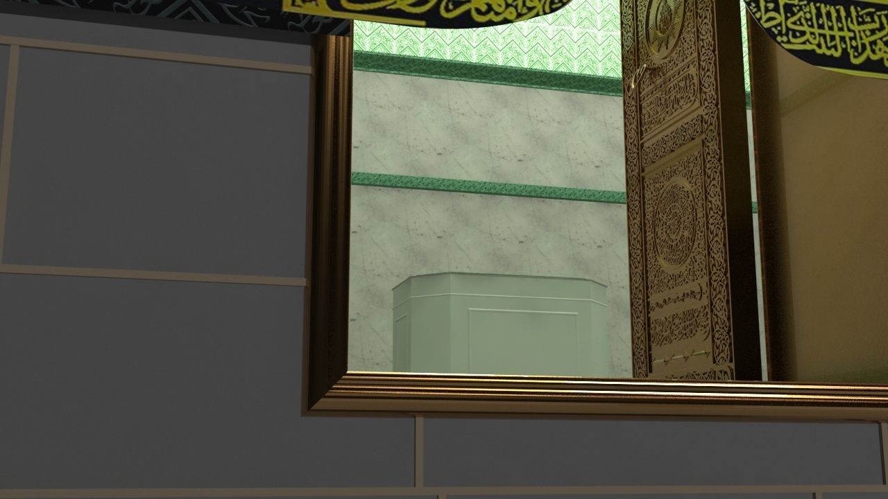 Muslims Kaaba Low-poly 3D model 3D model_11